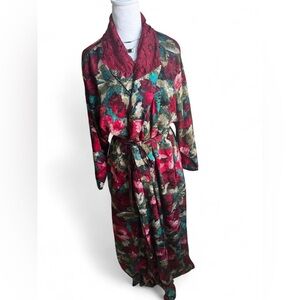 Vintage Miss Dior Elegant Floral Women's Robe